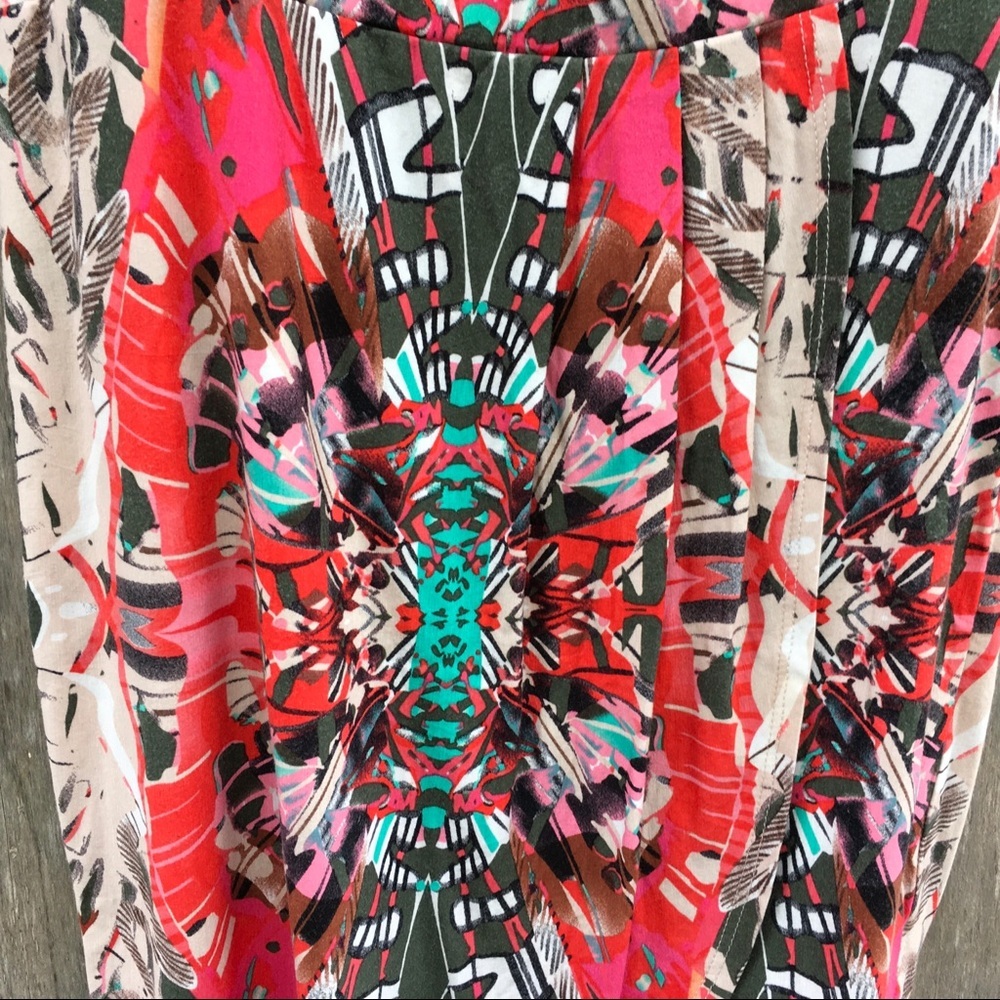 Anthropologie Maeve Ligeia Jersey Faux Wrap Skirt Small - Picture 4 of 7